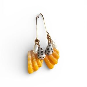 Sunrise shell and hebrew Shell Earrings
